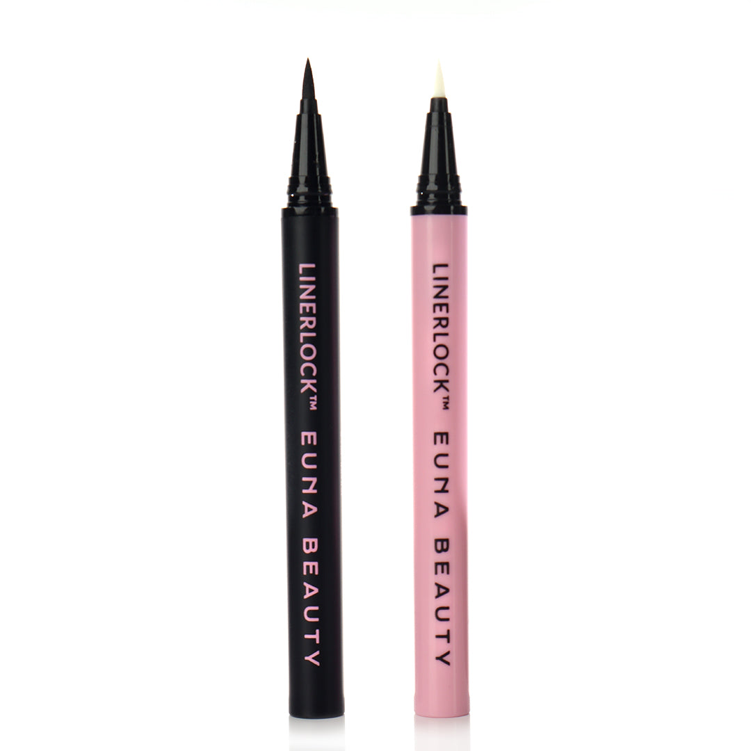 PAIR LINERLOCK 2 in 1 adhesive eyeliner pen (Clear and Black)